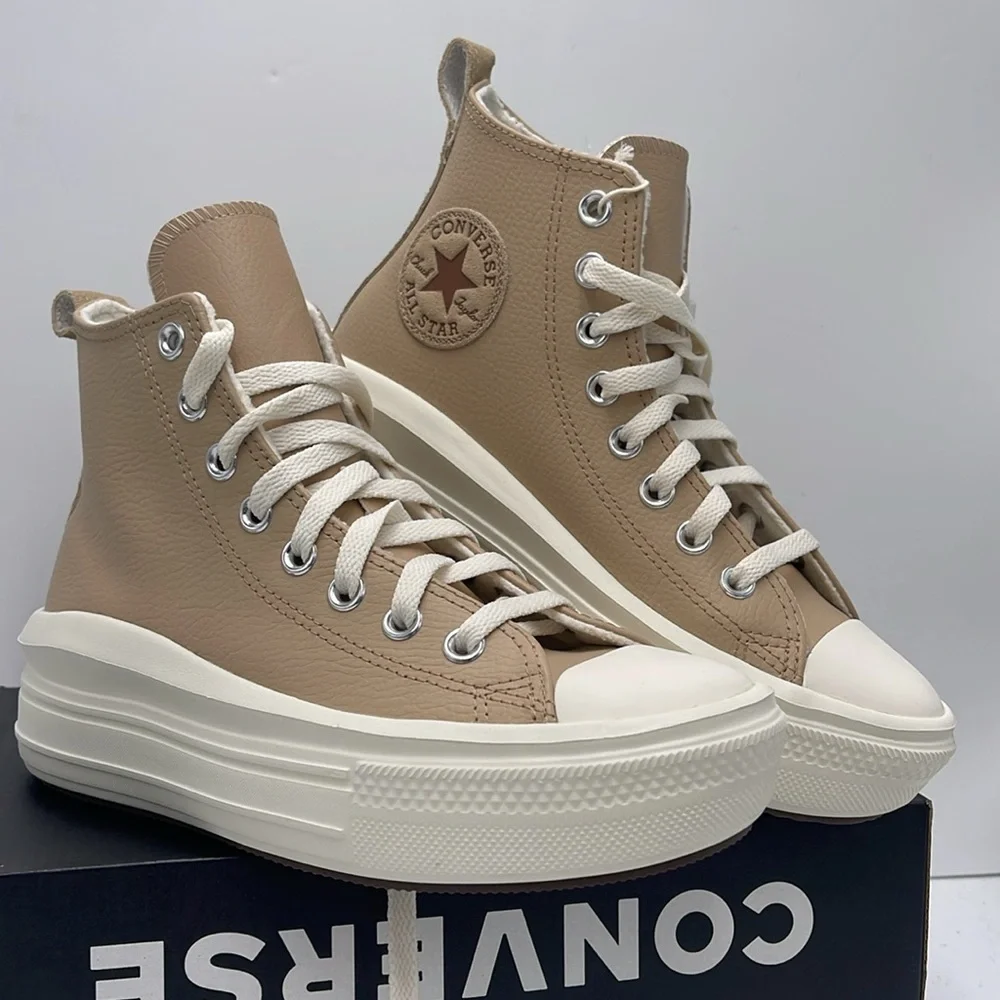 Converse WMNS Tan High-Top Leather Platform Sneakers A09261C
CTAS MOVE HI WARM - Picture 4 of 16